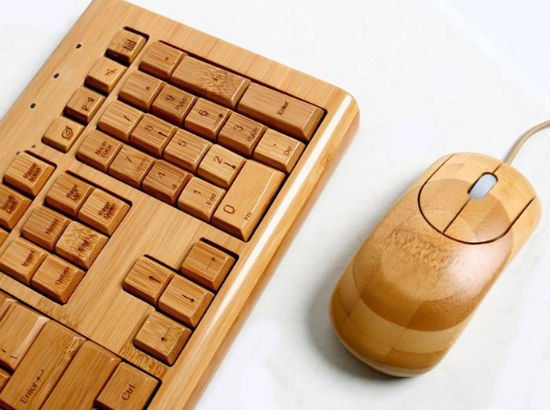 Bamboo Keyboard And Mouse